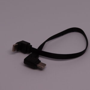USB-C kabel dubbel haaks 20cm