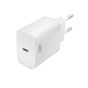 ACT USB-C Lader, 1-poort, 20W, Power Delivery, wit